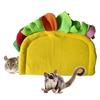 Plush Hamster Nest Plush Toy Habitats Decors Hideout Viewing Room Tacos Shape