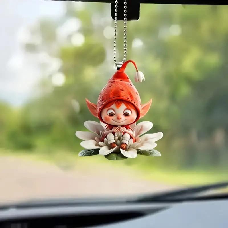 Design Cartoon Fun Acrylic Car Interior Ornament For Home And Decoration Bag