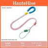 Leather Silicone Nylon Dog Traction Rope For Small Medium Dogs And Pet Walking
