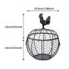 Decorative Egg Storage Basket with Handle for Dining Table Use