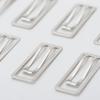 10Pcs Square Thickened Binder Clips - Metal Paper Clips - Office Supplies For Documents, Notes & Bookmarking