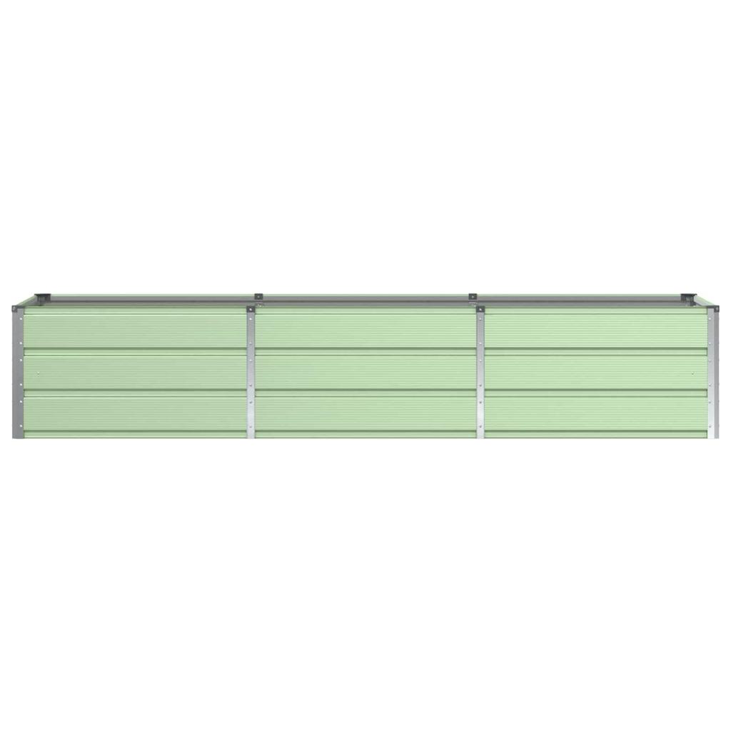 Planter Green 240 x 80 x 45 cm Steel