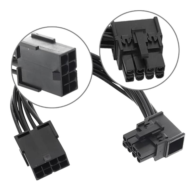 Graphics Card Elbow Cable PCIE 8pin Cable, Graphics Card Connection Left And Right Bends Chassis Cable