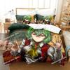 Comforter 3D Print Anime Kawaii Girls Yuuka Kazami Bedding Set Single Twin Full Queen King Size Bed Set Adult Kid Bedroom S
