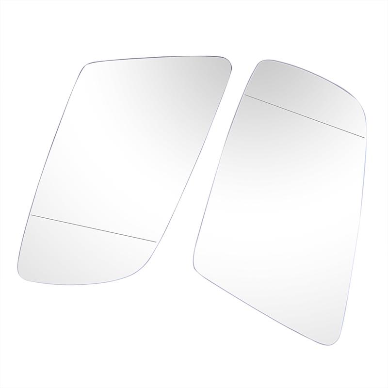 Oglindă retrovizoare laterală încălzită curată Încălzitor din sticlă Oglindă laterală de dezghețare anti-ceață pentru BMW E60 E61 2003-2010, E63 E64