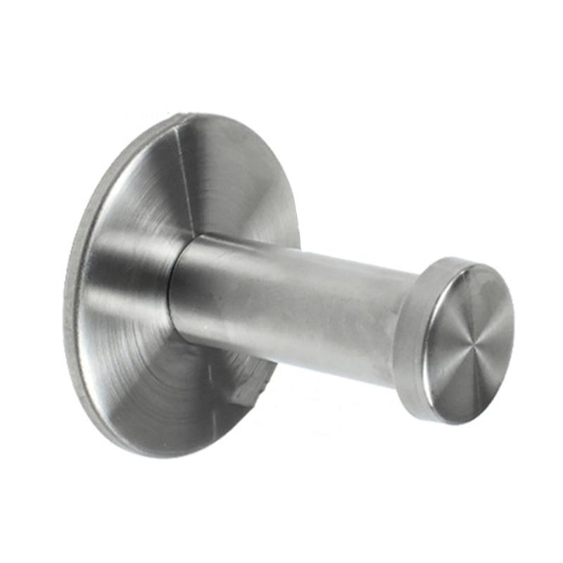 4Pcs Wall Mounted Coat Hook Stainless Steels Coat Hanger Heavy Duty Robes Hook Single Hook for Bag, Towel, Key, Hat