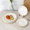 Nordic Ceramic Gold Edge Bone Plate Set