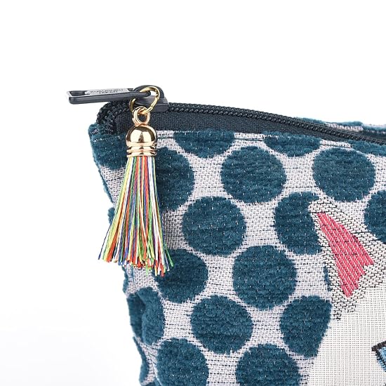 [Kusuguru Japan] Parlor Suzuran-do Jacquard Woven Pouch - Suzuran-san BL