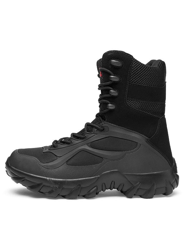Large Size Outdoor Desert Mountaineering Men's Boots High Top Wear-resistant Non-slip Special Forces Tactical Shoes Military Boots