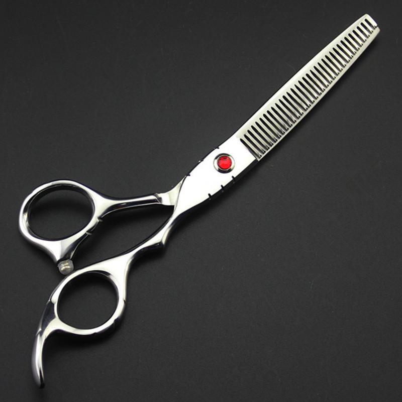 Professional 6 '' Gem Cut Hair Scissors Haircut Scissor Thinning Barber Makas Cutting Shears Hairdresser Scissors Set