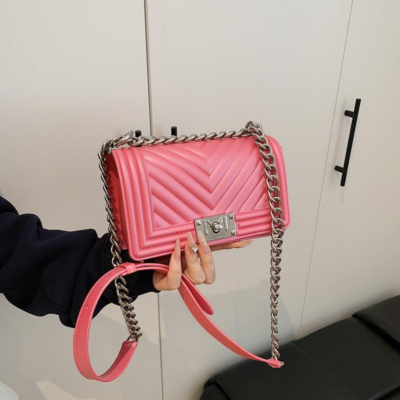 New high-end embroidery thread chain chain bag single shoulder crossbody women's bag