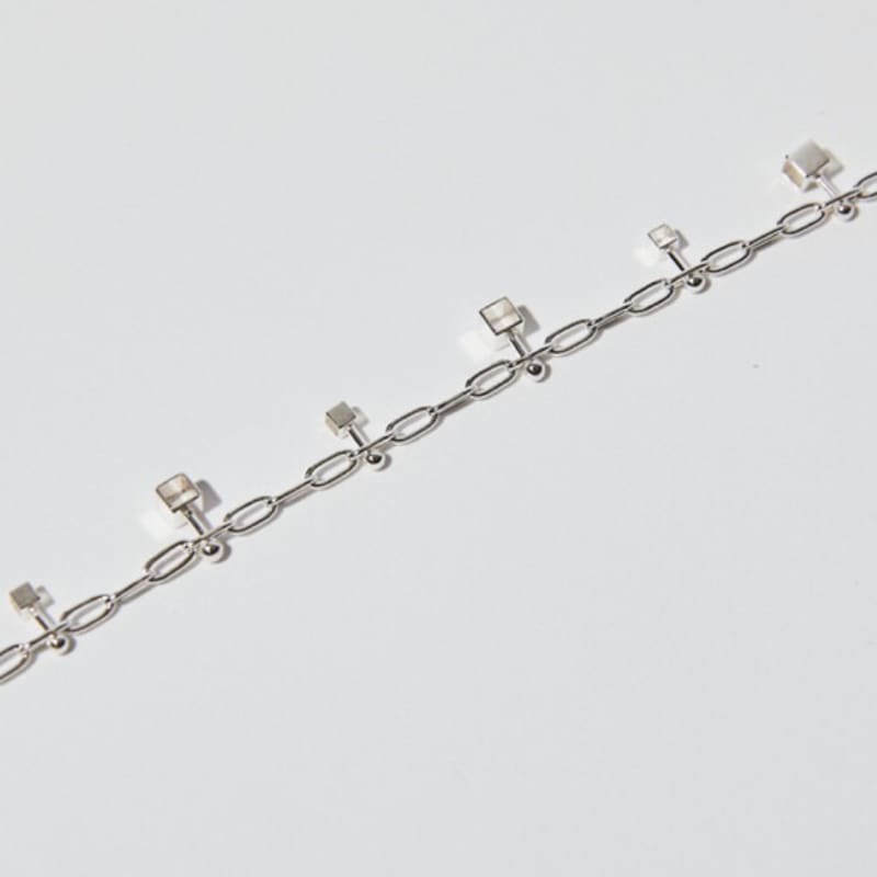 

BONAFIDE JEWELRY Ball-Up Round Chain Bracelet Rose Gold