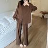 Women's Autumn Cardigan Pajamas: Sweet, Comfortable, Casual Fashion for Home or Outdoors