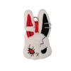 Portachiavi Peluche Coniglio Scuro Creativo: Ciondolo Animale Carino Regalo