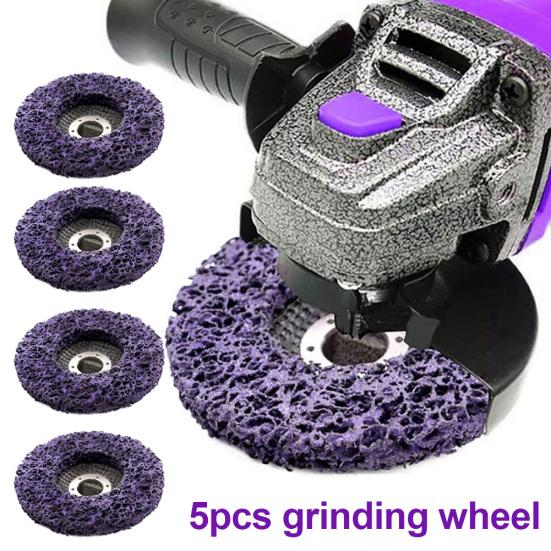 5Pcs Buffing Disc High Finish Wear-resistant Widely Used Professional Nylon Polishing Wheel