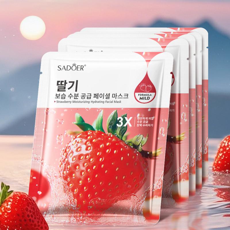 Fruit Moisturizing and Hydrating Mask SADOER Moisturizing and Rejuvenating Brightening Mask l