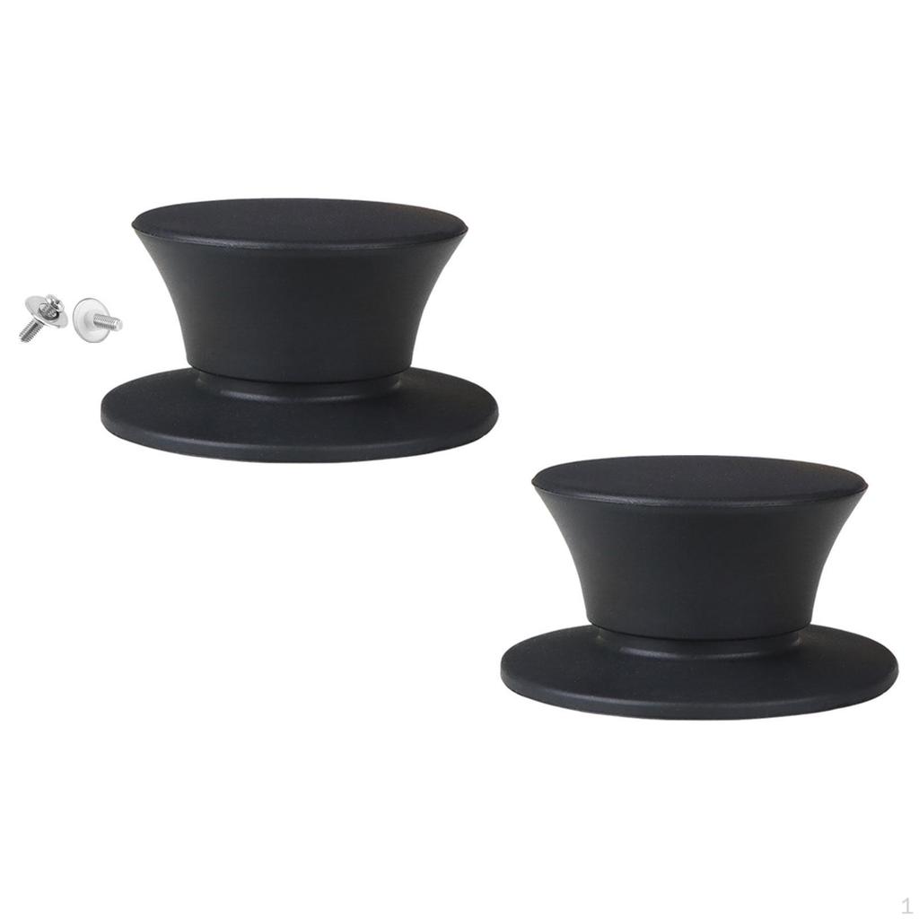 2 Pieces Silicone Pot Lid Knobs Pan Holding Handles Heat Resistant for