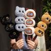 Small Ball Cat Head Lush Toy Funny Creative Cat Stuffed Toy Home Decor Cartoon Cat Doll  Kids Toy