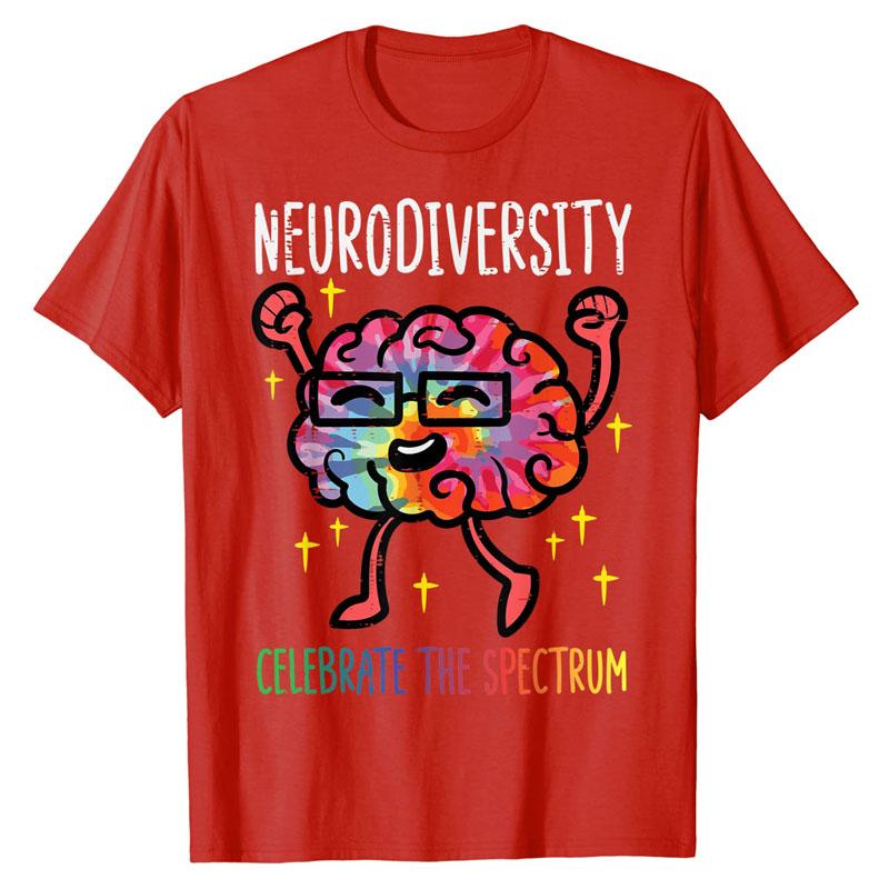 

Neurodiversity Brain Autism Awareness ASD ADHD Men Women Kid T-Shirt Cute Graphic Tee Y2k Top Lovely Gifts Short Sleeve Outfits S