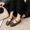 Fashion Mary Jane Shoes for Women 2025 Retro Flat Women's Single Shoes Soft and Comfortable Ballet Shoes Women Zapatos De Mujer