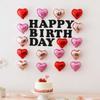 CasaLumi Birthday Party Mini Heart Balloon Garland Set