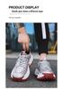 Men's Trendy Thick Sole Breathable Mesh Shoes - Light Luxury Autumn Style