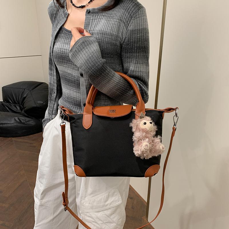 Large Capacity Tote Longxiang Nylon Commuter Portable Travel Simple Shoulder Messenger Bag