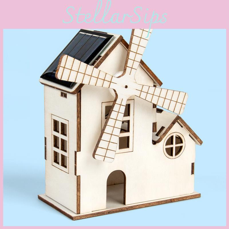 Science Experiment Diy Solar House Steam Kit For Childrens Stem Learning And Handson Physics Construction