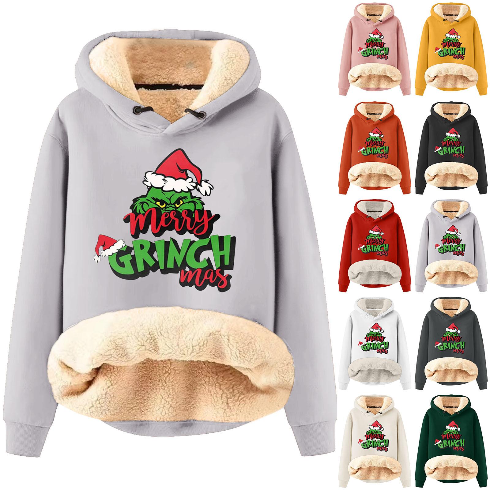 

Женский модный плюшевый и утолщенный теплый свободный пуловер с капюшоном с капюшоном