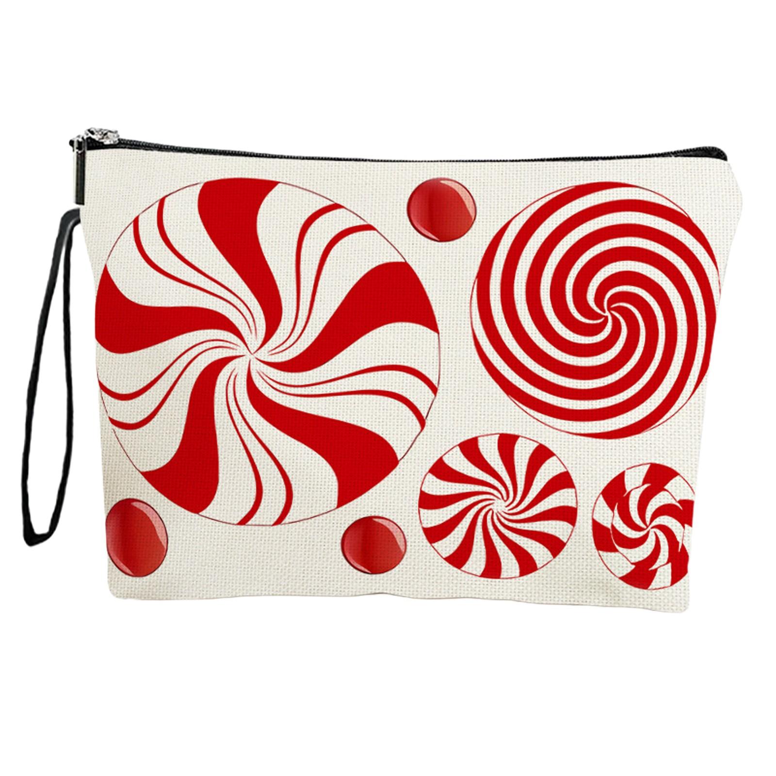 

Christmas Candy Cosmetic Bag Women s Portable Storage Bag One Size