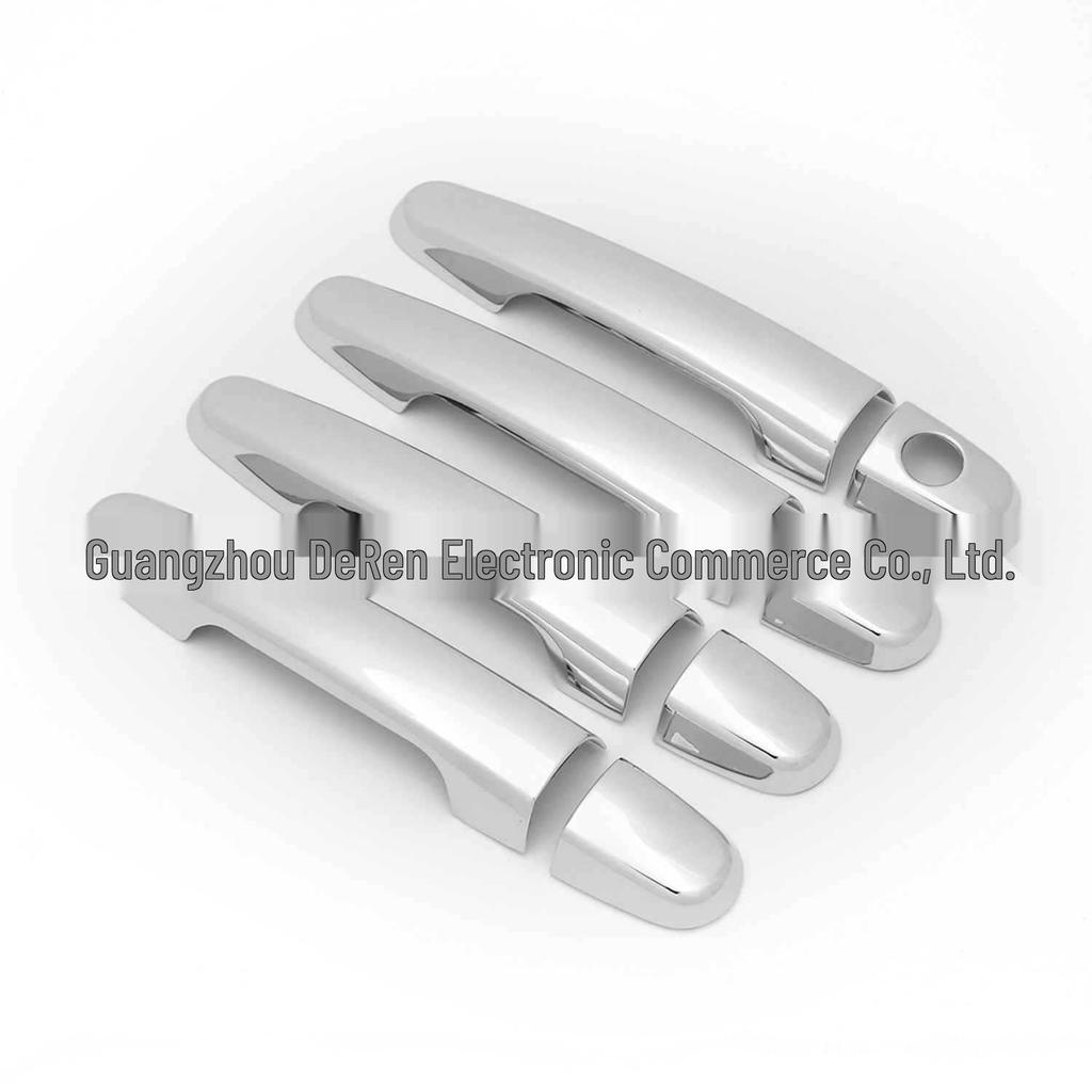 Chrome Door Handle Stickers for 2002-2006 Toyota Camry - Outer Decorative Covers.