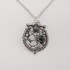 Natural Labradorite Gemstone 925 Sterling Silver Handmade Jewelry Pretty Necklace Pendant 1.9" For Women CP-44-32