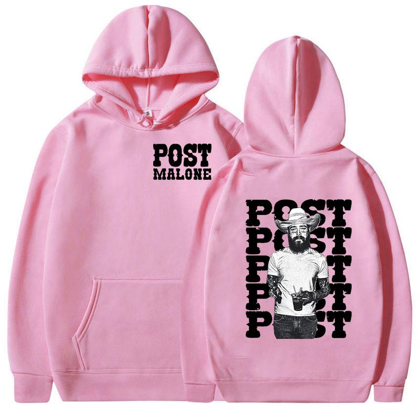 2025 Fall Winter Rapper Malones Graphic Hoodie Men's Hip Hop Vintage Pullover Sweatshirt Men's Casual Fashion Oversize Hoodie
