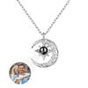 Custom Photo Necklace Projection Necklace with Picture I Love You 100 Languages Personalized Necklace Jewelry Gifts for Women