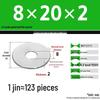 Galvanized Extra Large Thickened Metal Flat Washer (M6-M16)
