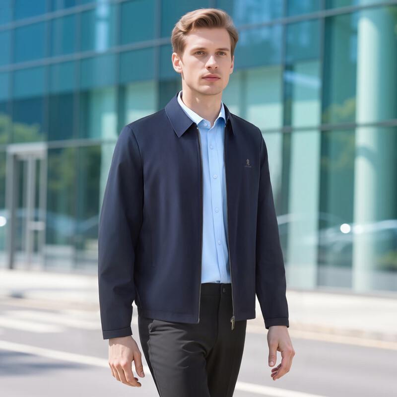 

MONTAGUT Men s Business Casual Lapel Jacket 4XL (58)