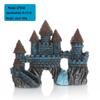 Resin Castle Fish Tank Decoration: Small Ancient Castle Ornament for Aquatic Landscaping