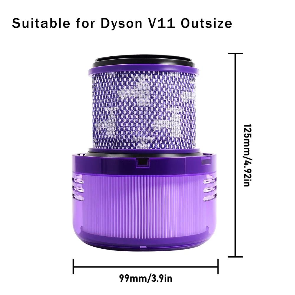 For Dyson Vacuum Cleaner Accessories HEPA Filter Brush Head For Dyson V6 V7 V8 V10 V11 V12 V15 DC Series Wand Handle Roller Dsting Brush