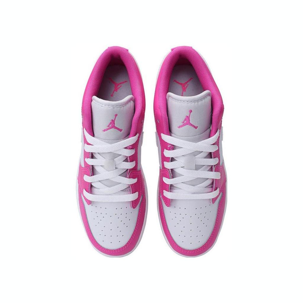 Jordan Air  1 Synthetic Leather Low Outdoor Basketball Shoes Kids Sneaker Pink FY8486-600_20250216162332