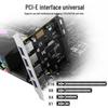 KELEPU PCIe X1 to 4-Port USB 3.0 Expansion Card with Dual Power