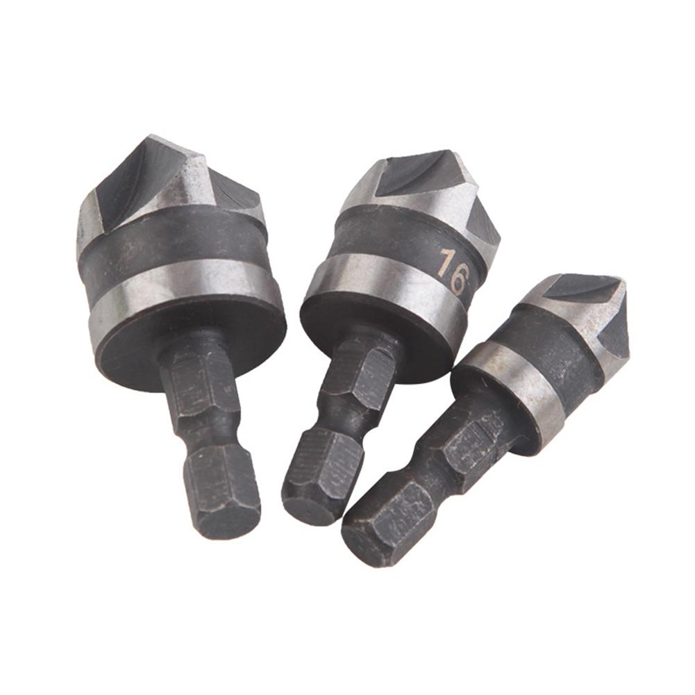 12/16/19mm Drill Bit Carbon Steel Chamfer Drilling