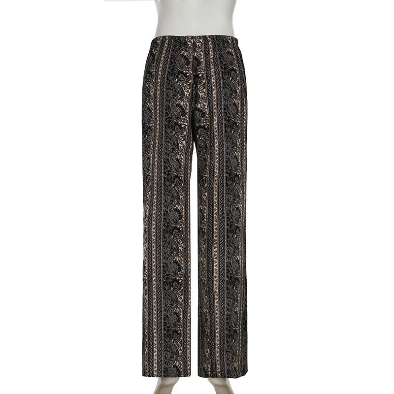 Женские брюки с абстрактным принтом — фото 10