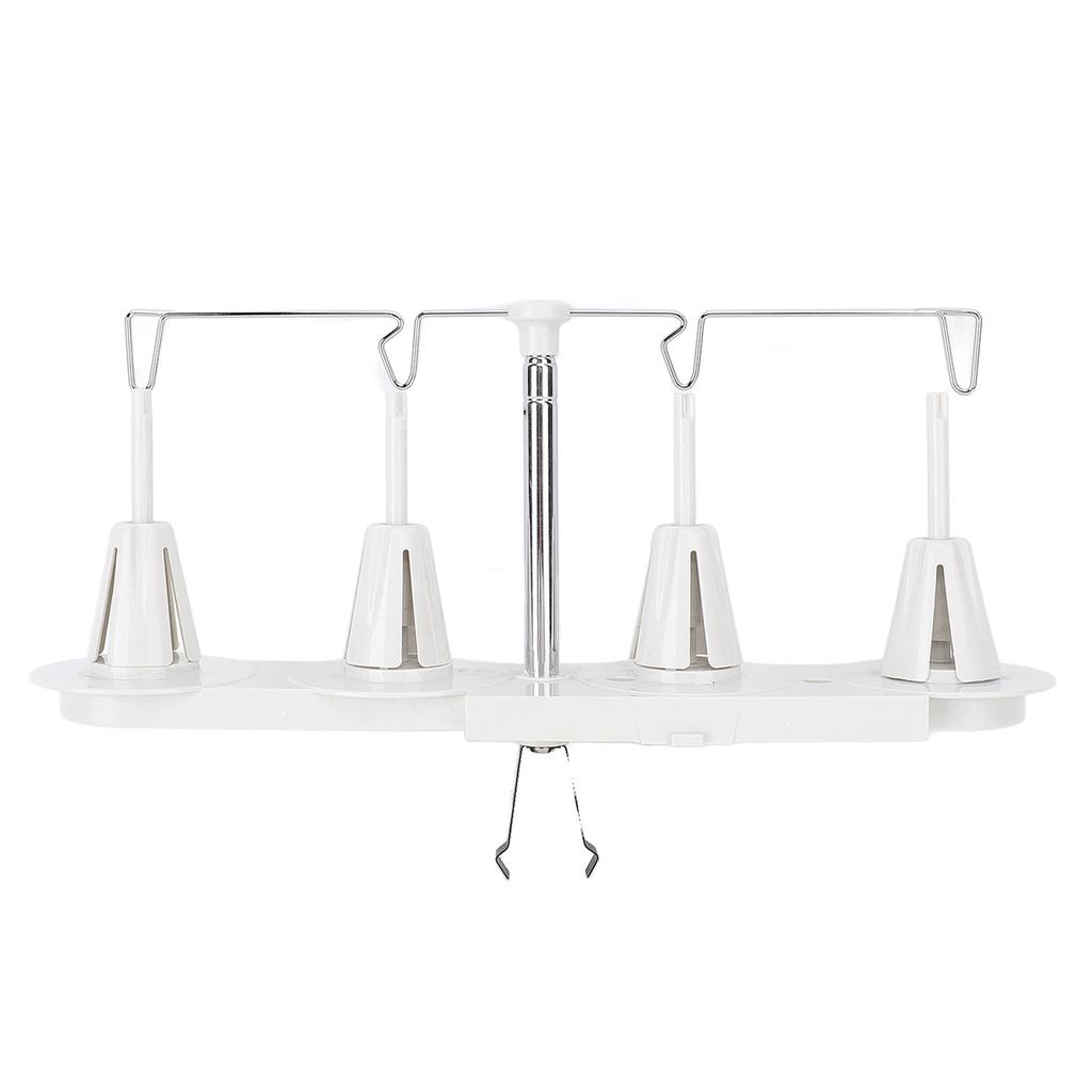 Spool Thread Stand Plastic and Stainless Steel Multifunctional Adjustable Height 4 Thread Spool