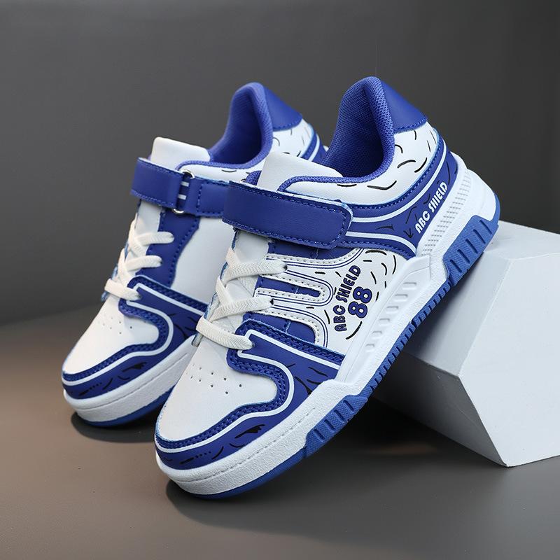 Children 2025 Campus Vintage Color Board Shoes Boys Street Tide Casual Breathable Shoes Middle Large Children Girls Sneakers