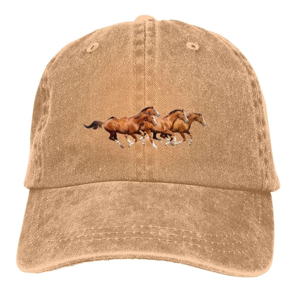 Classic Baseball Cap Men Hats Women Visor Protection Snapback Horse Animal Caps