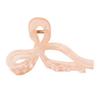 Hair Claw Transparent Bowknot Shape Anti-slip Teeth Hair Claw Lightweight Back Head Hair Clip Versatile Hair Accessory
