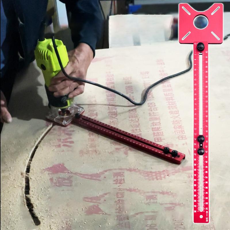 3 In 1 Router Milling Groove Bracke With Base Multifunctional Auxiliary Circular Drilling Machine Woodworking Cutt Milling Tool