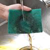 Green Cleaning Cloths Scrub Pads Sponge Household Kitchen Scrubbing Pad Scratch Free Reusable Dishwashing Cleaning Cloth Cheap