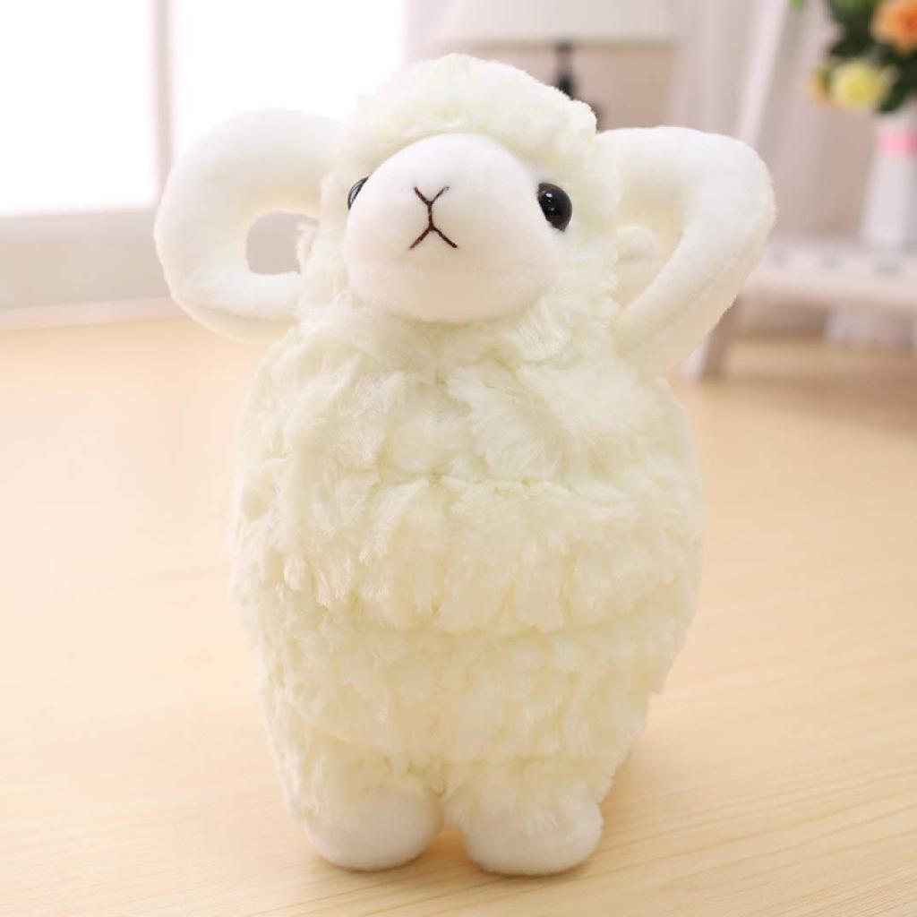 Fluffy and Squishy Sheep Plush Body Pillow, 25-45cm, Cute Animal Toy, Perfect as a Birthday Gift for Kids or Her, Celebration Gift, Present for