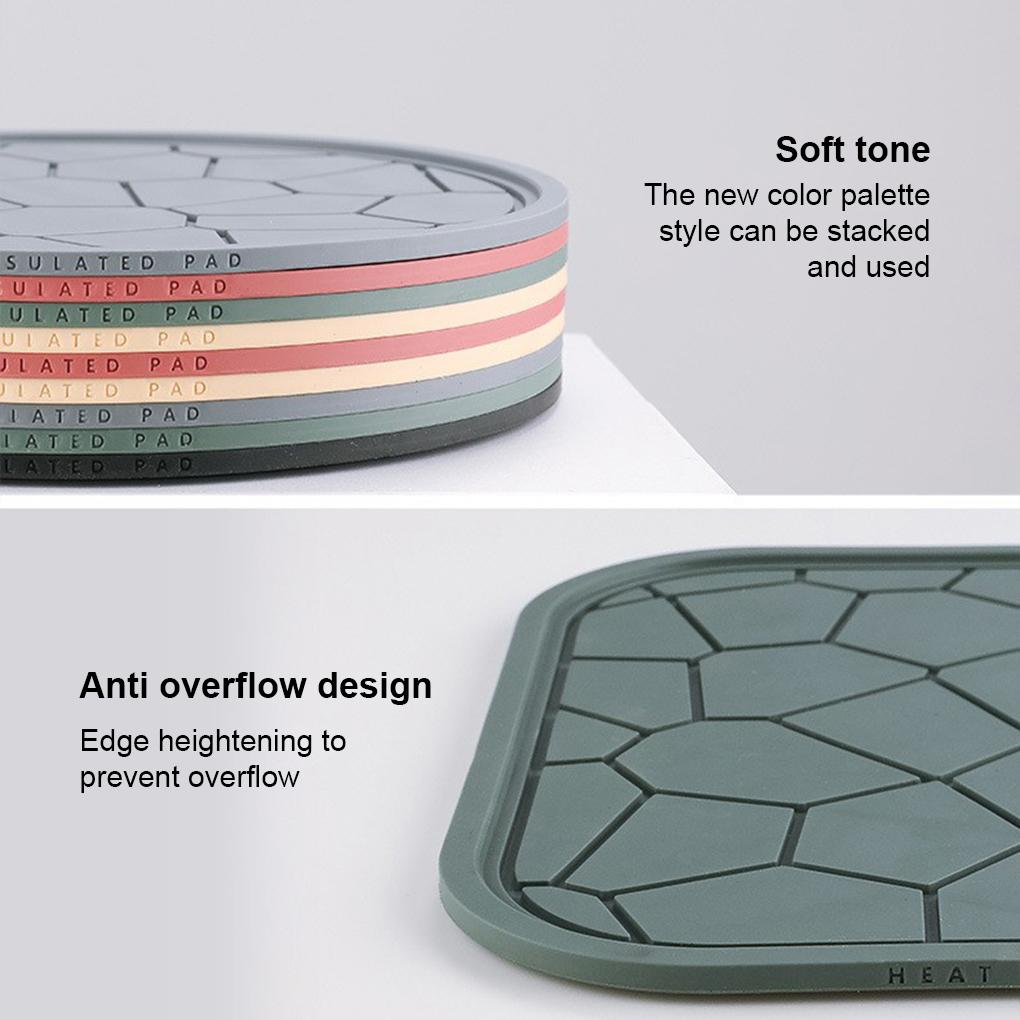 Square Table Placemat Heating Resistant Pad Reusable Washable Bar Cafe Restaurant Tableware Drink Cup Insulation Mat